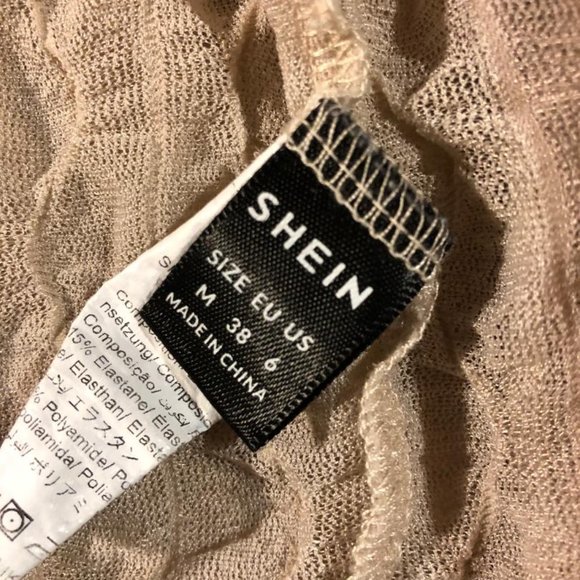 Sheer Cream Colored Pullover Top - Picture 4 of 4